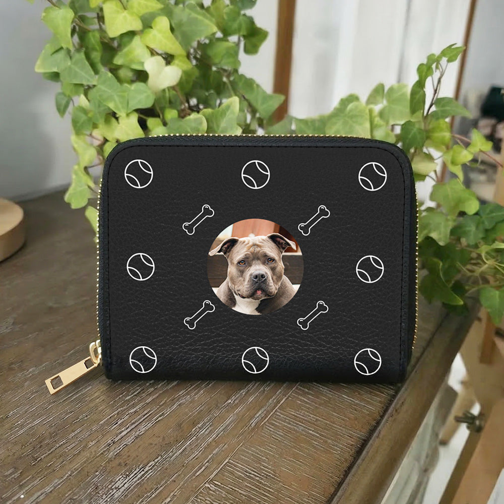 Custom Pet Photo Zipper Wallet