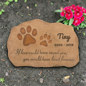 Pet Memorial Stepping Stone