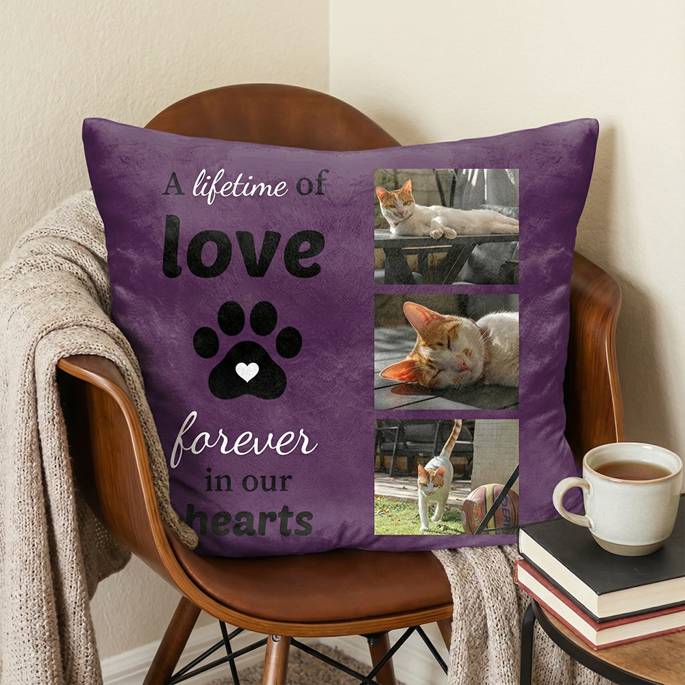 Pet Memory Throw Pillow Gift