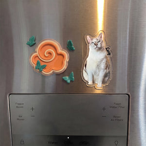 Pet Shaped Photo Magnet with Name