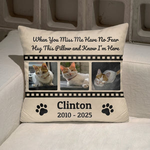 Custom Pet Film Strip Photo Pillow
