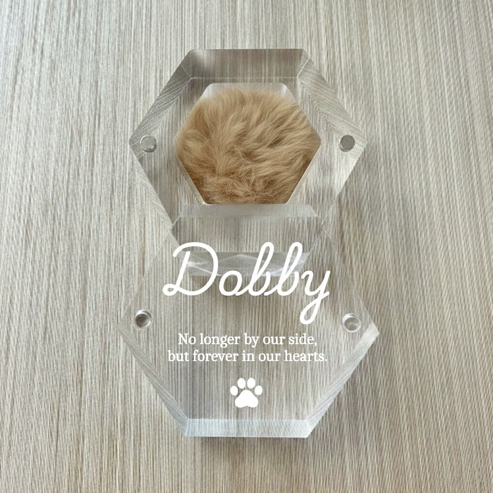 Custom Pet Hair Storage Box