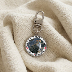 Custom Full Color Pet Photo Memorial Keychain