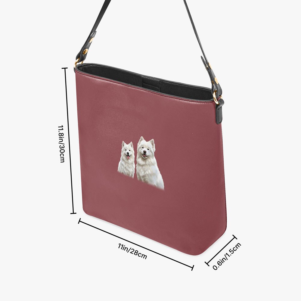 Custom Minimalist Bucket Bag - Portrait Edition