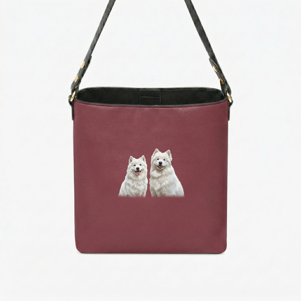 Custom Minimalist Bucket Bag - Portrait Edition