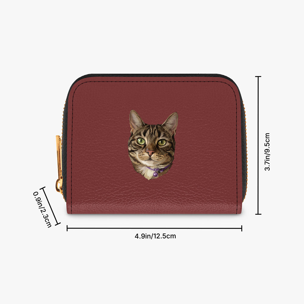 Custom Minimalist Pet Wallet for Women - Face Edition