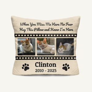 Custom Pet Film Strip Photo Pillow