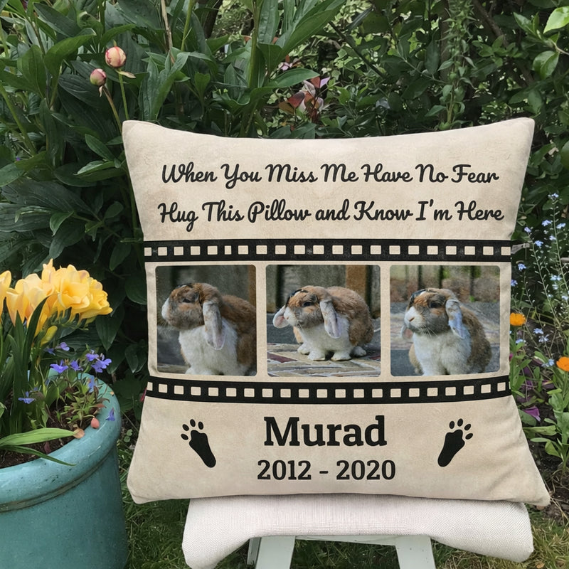 Custom Pet Film Strip Photo Pillow