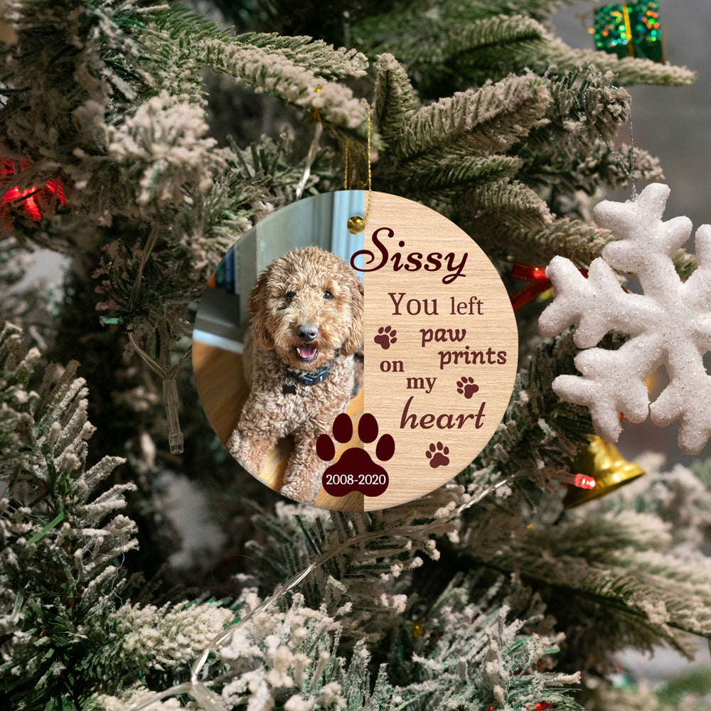 Pet Memorial Photo Ornament