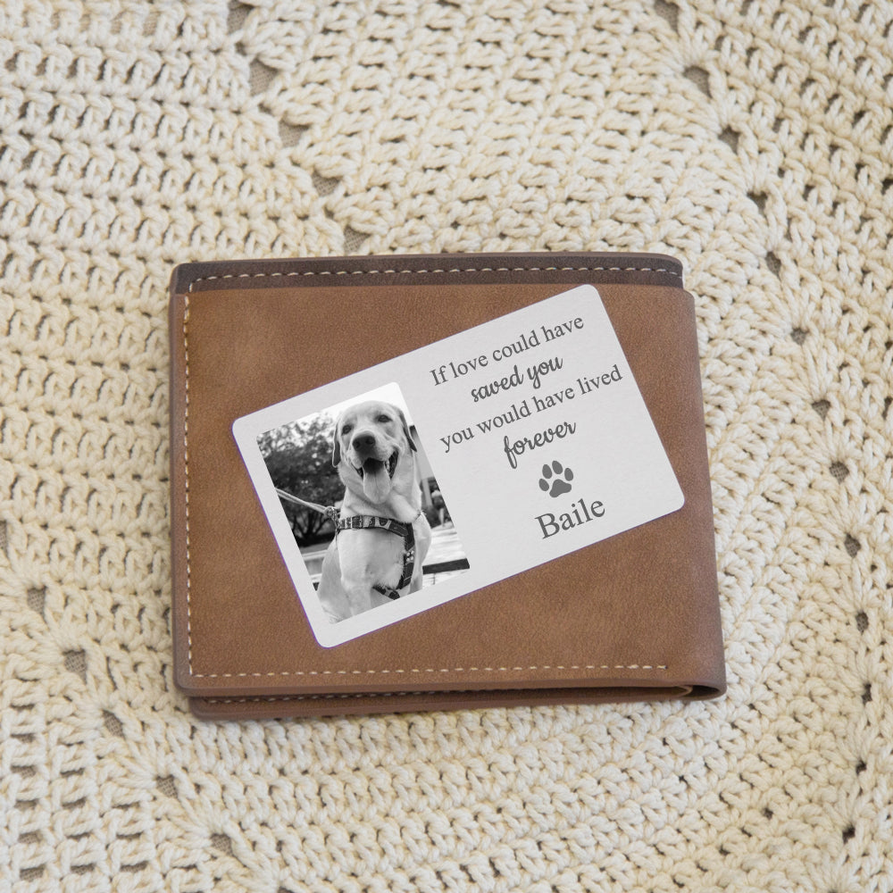 Pet Memorial Photo Card