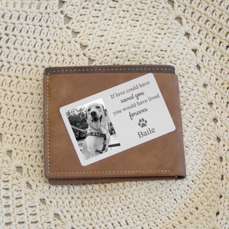 Pet Memorial Photo Card