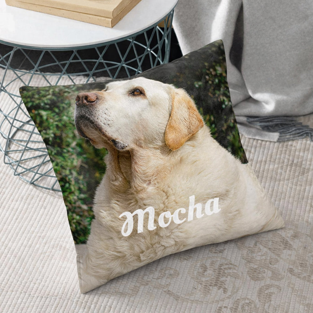 Pet Memorial Pillow with Photo
