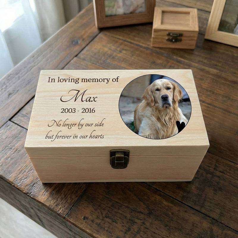 Pet Memory Box with Photo