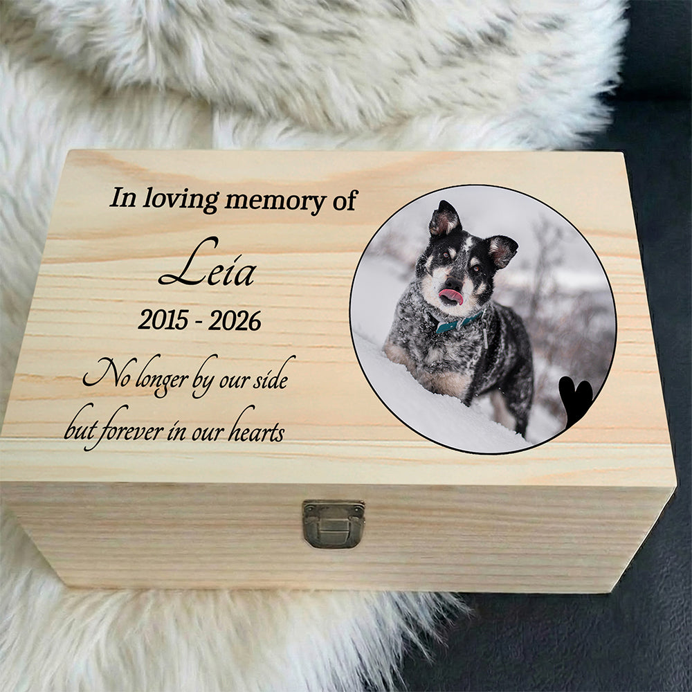 Pet Memory Box with Photo