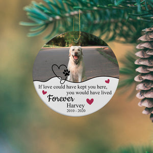 Pet Photo Memory Ornament