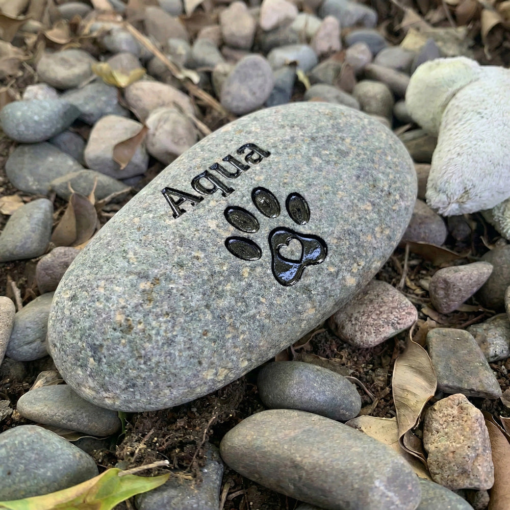 Engraved Pet Memorial Stone