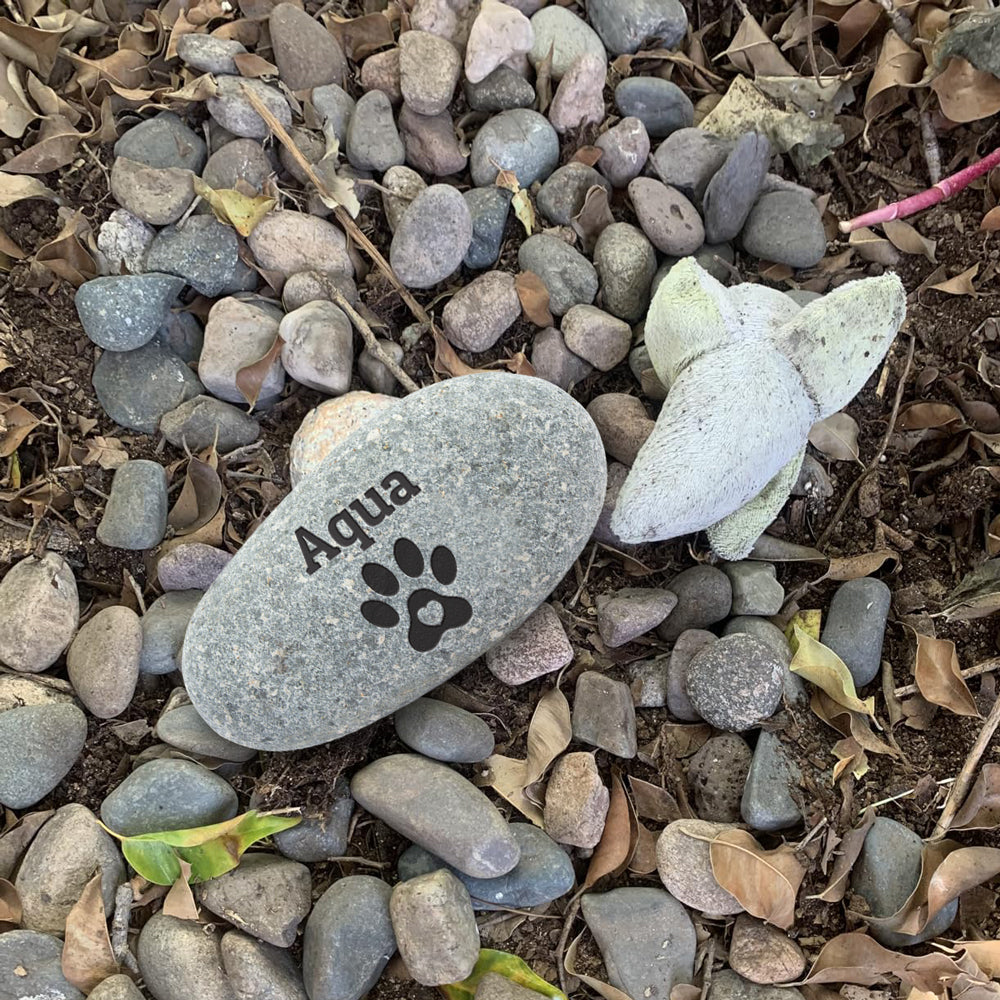 Engraved Pet Memorial Stone