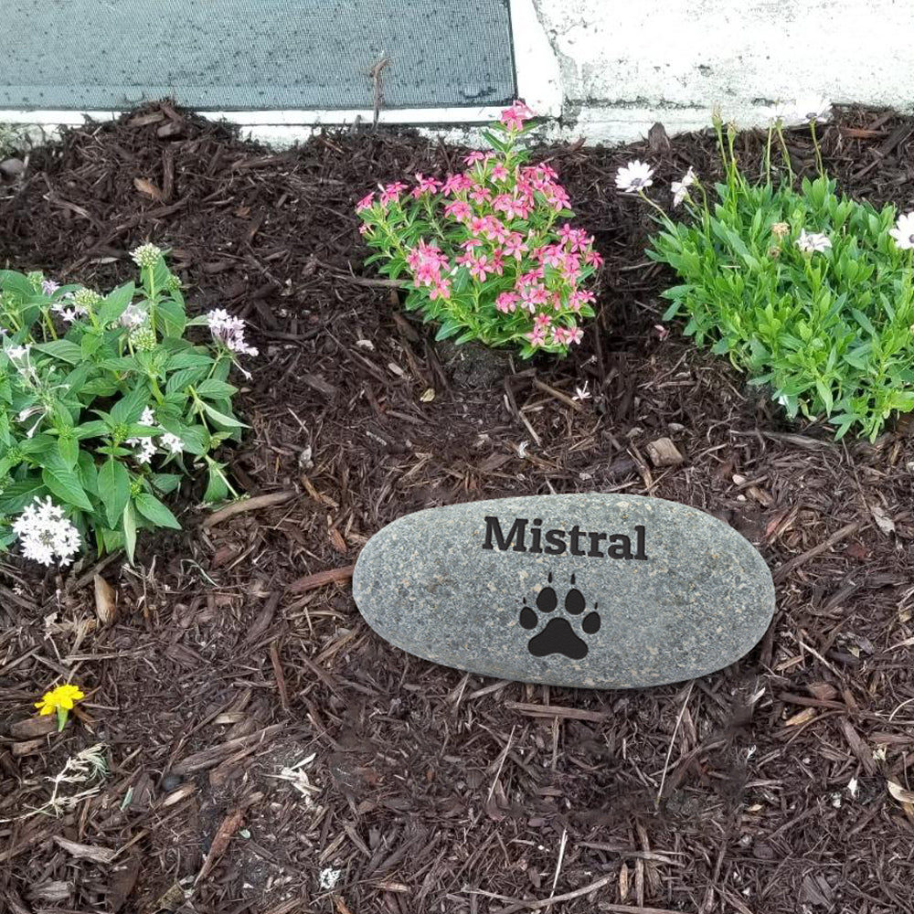 Engraved Pet Memorial Stone
