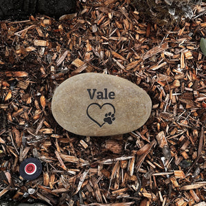 Engraved Pet Memorial Stone