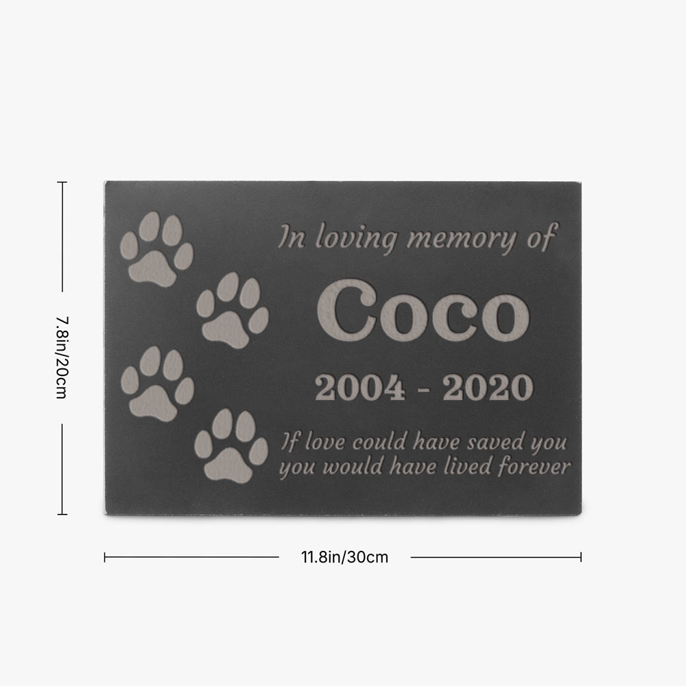Garden Memorial Stone for Pet