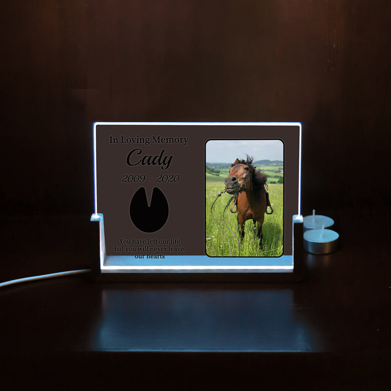 Pet LED Acrylic Memorial Plaque