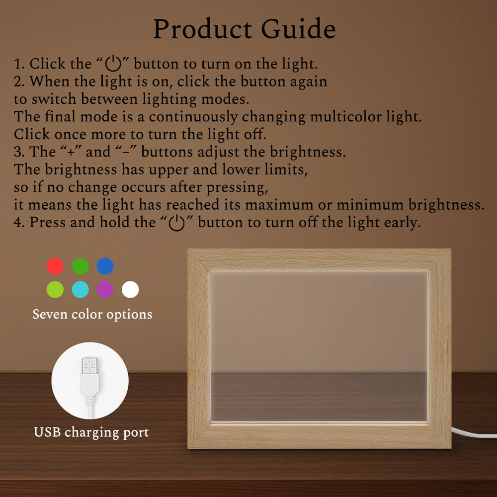 Personalized LED Acrylic Light Frame