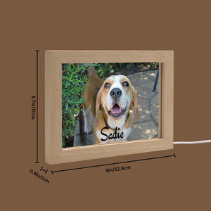 LED Acrylic Plaque with Pet Photo
