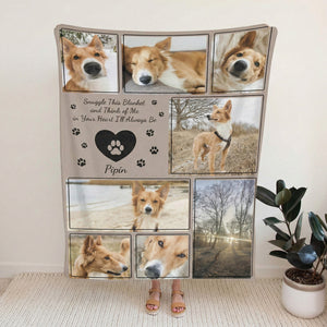 Memorial Pet Photo Personalized Blanket