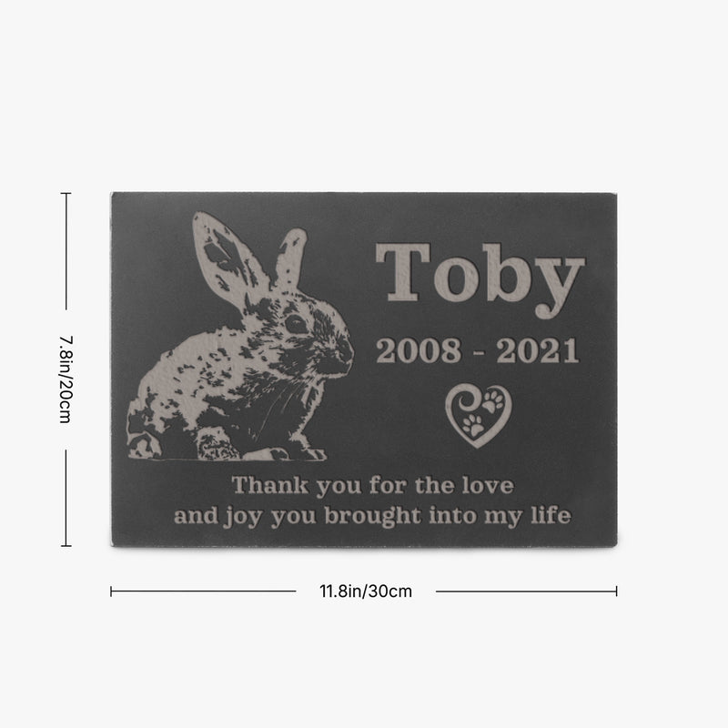 Memorial Garden Stone with Photo