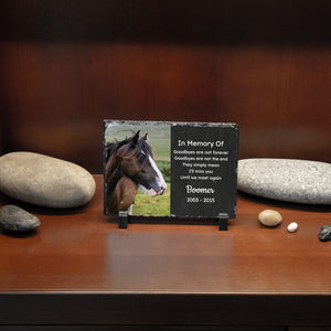 Outdoor Pet Memorial Plaque