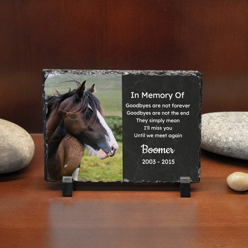 Outdoor Pet Memorial Plaque