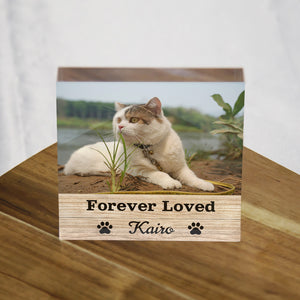 Personalized Pet Acrylic Photo Block Gift