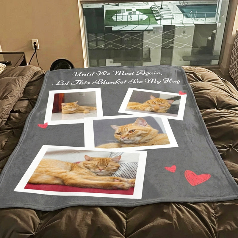 Personalized Pet Loss Gift - Custom Picture Blanket