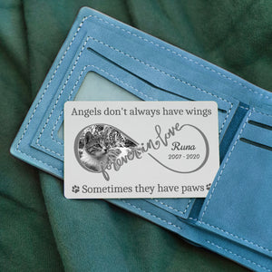Personalized Pet Memorial Wallet Card