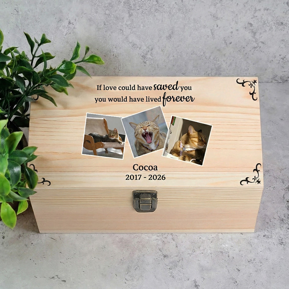 Personalized Pet Memory Box