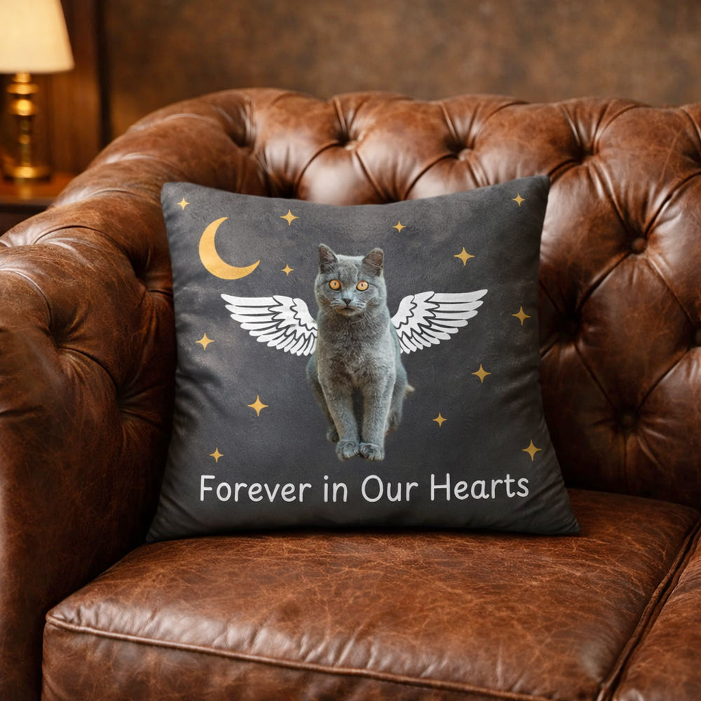 Personalized Pet Photo Memorial Pillow
