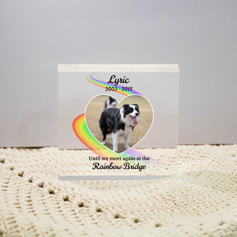 Personalized Pet Acrylic Portrait Block Gift