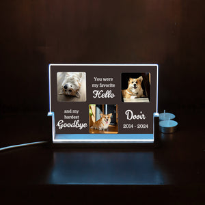 Personalized LED Memorial Acrylic Plaque