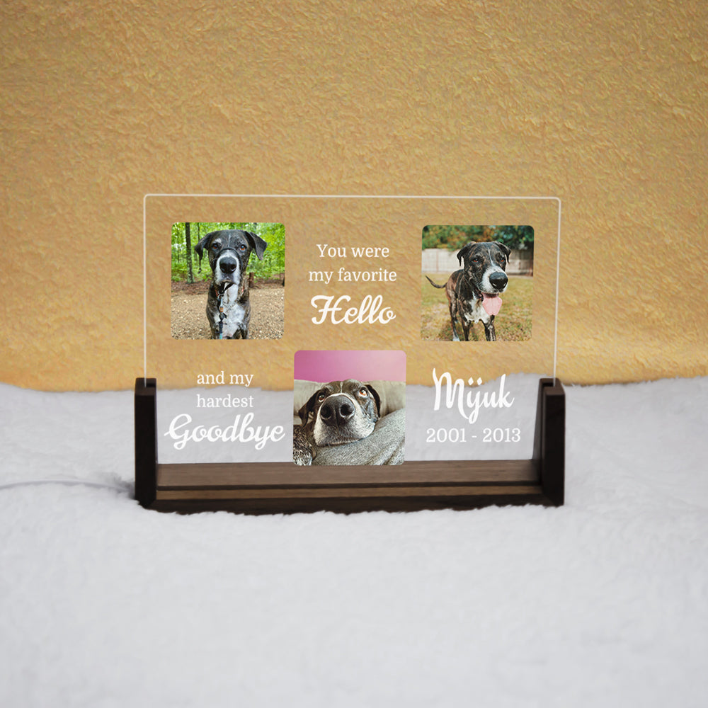 Personalized LED Memorial Acrylic Plaque