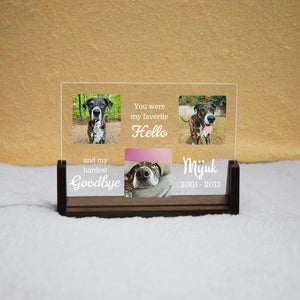 Personalized LED Memorial Acrylic Plaque