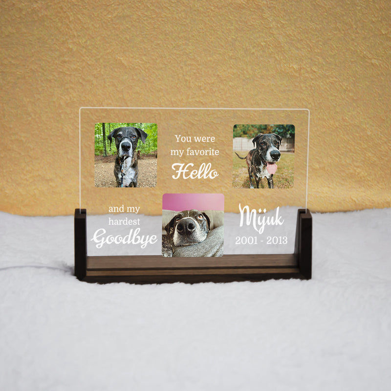 Personalized LED Memorial Acrylic Plaque