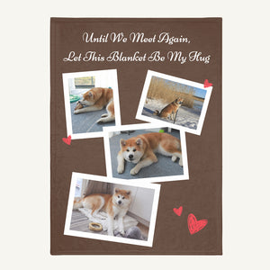 Personalized Pet Loss Gift - Custom Picture Blanket