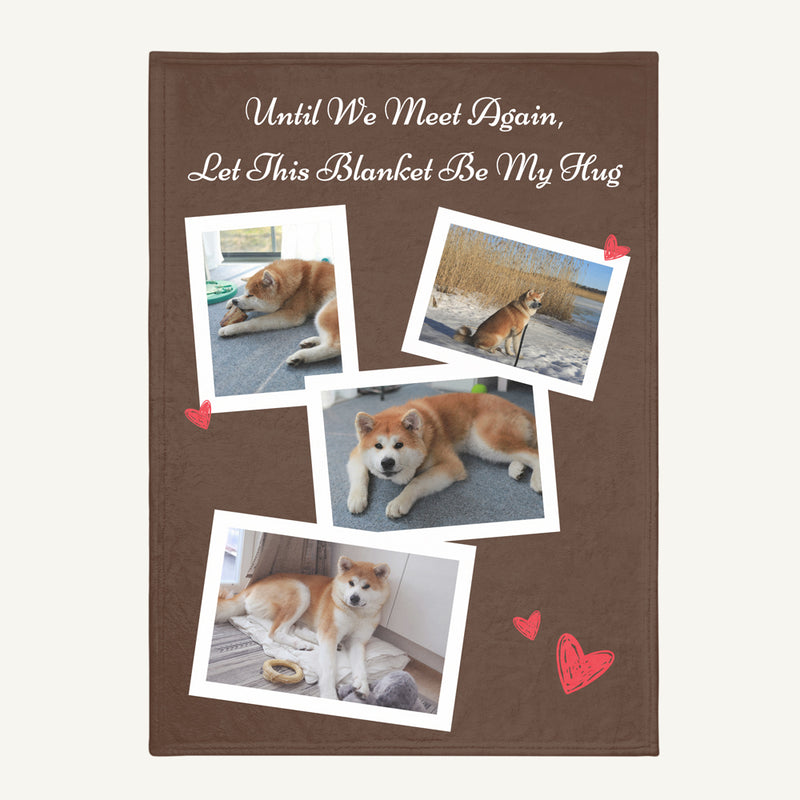 Personalized Pet Loss Gift - Custom Picture Blanket