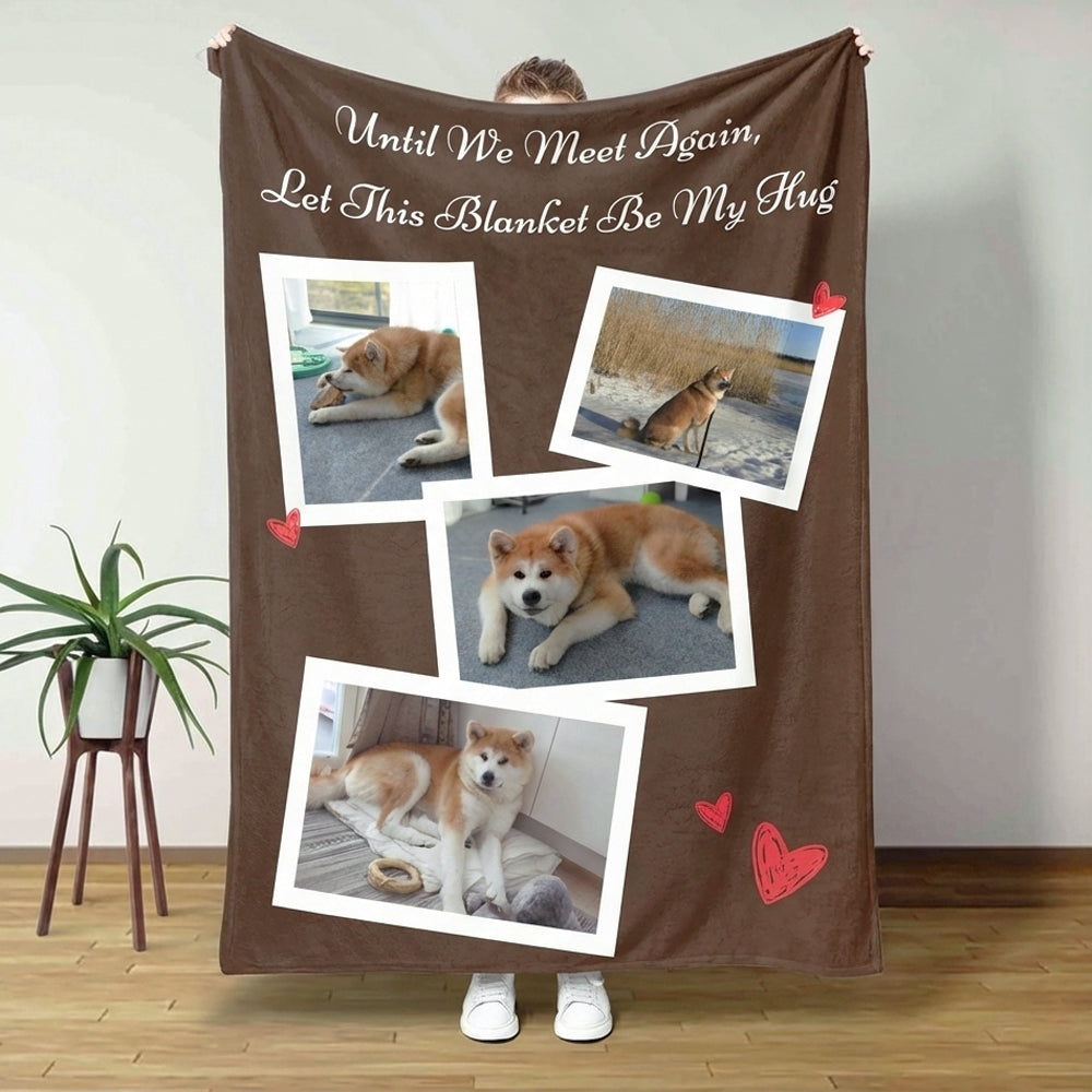 Personalized Pet Loss Gift - Custom Picture Blanket