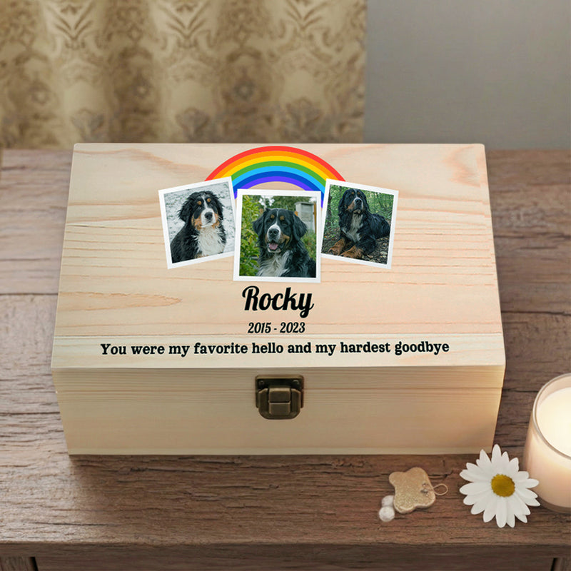 Personalized Pet Memorial Shadow Box