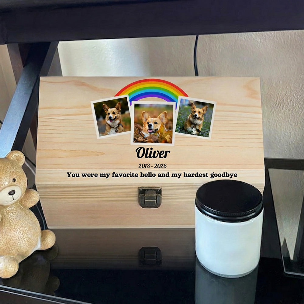 Personalized Pet Memorial Shadow Box