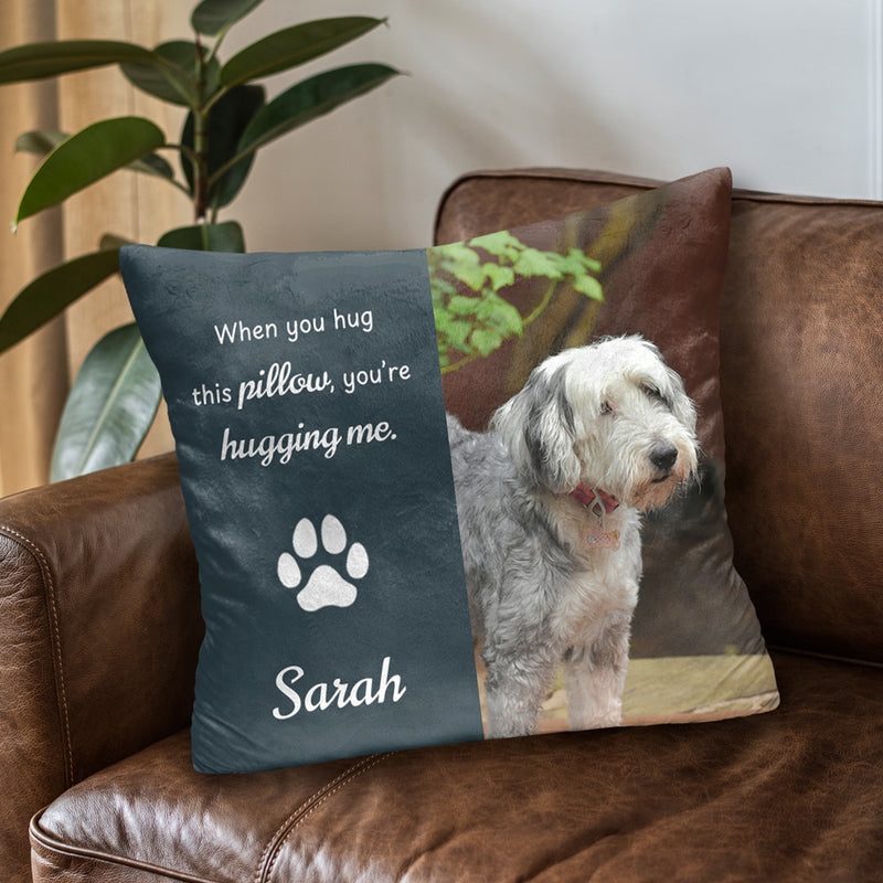 Personalized Pet Memorial Throw Pillow