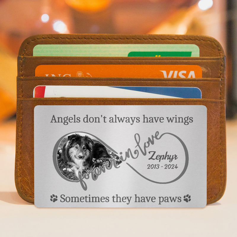 Personalized Pet Memorial Wallet Card