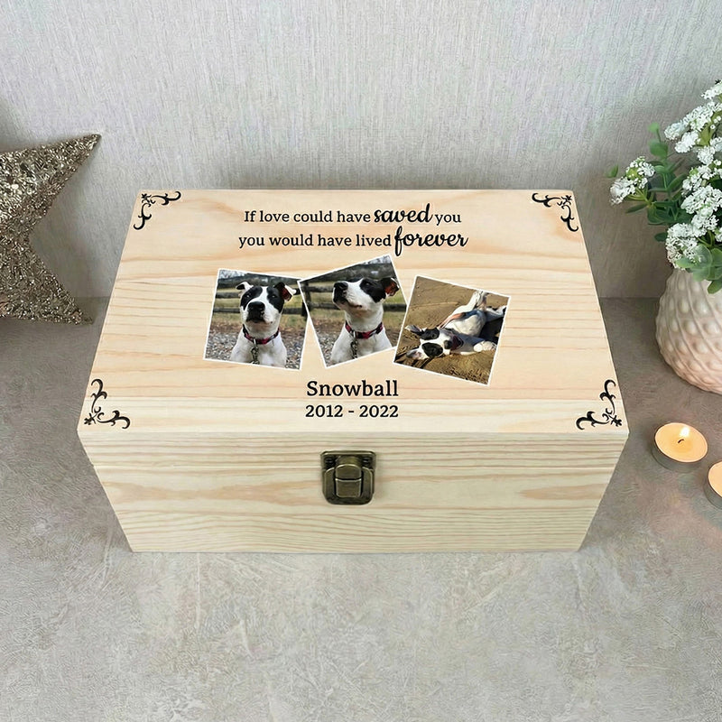 Personalized Pet Memory Box