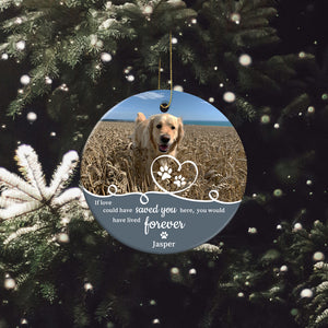 Personalized Pet Photo Ornament